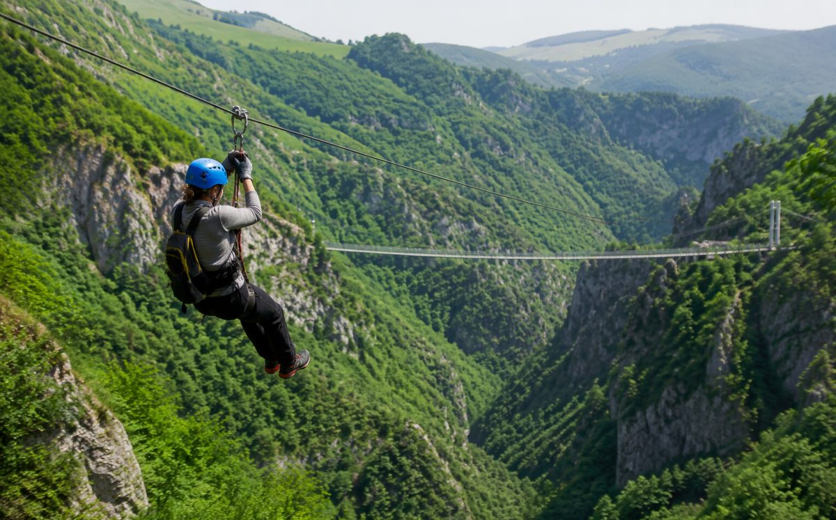 ZipLine через Ахштырское ущелье (Скайпарк)