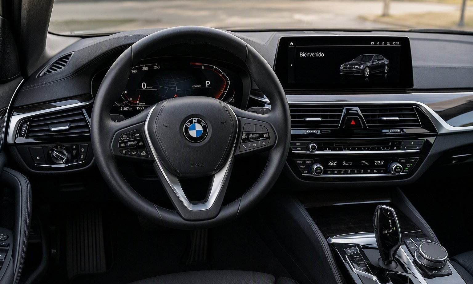 Руль и панель приборов BMW 520d