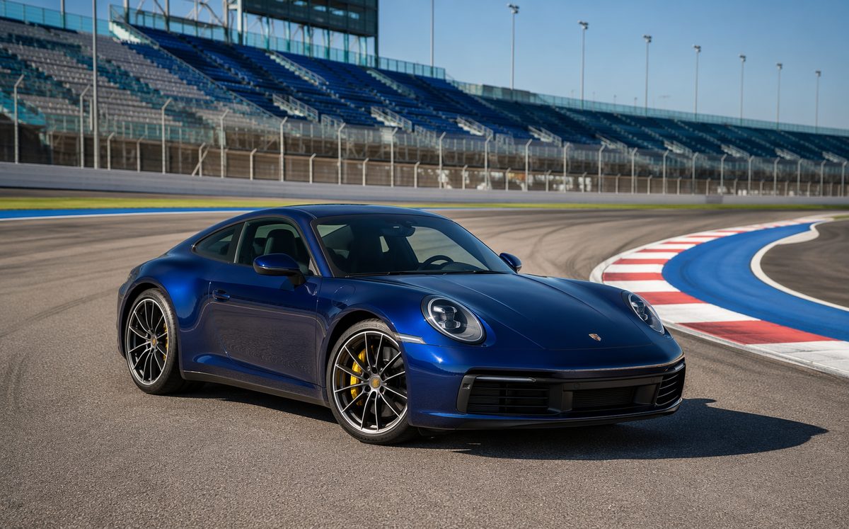 Porsche 911 у отеля