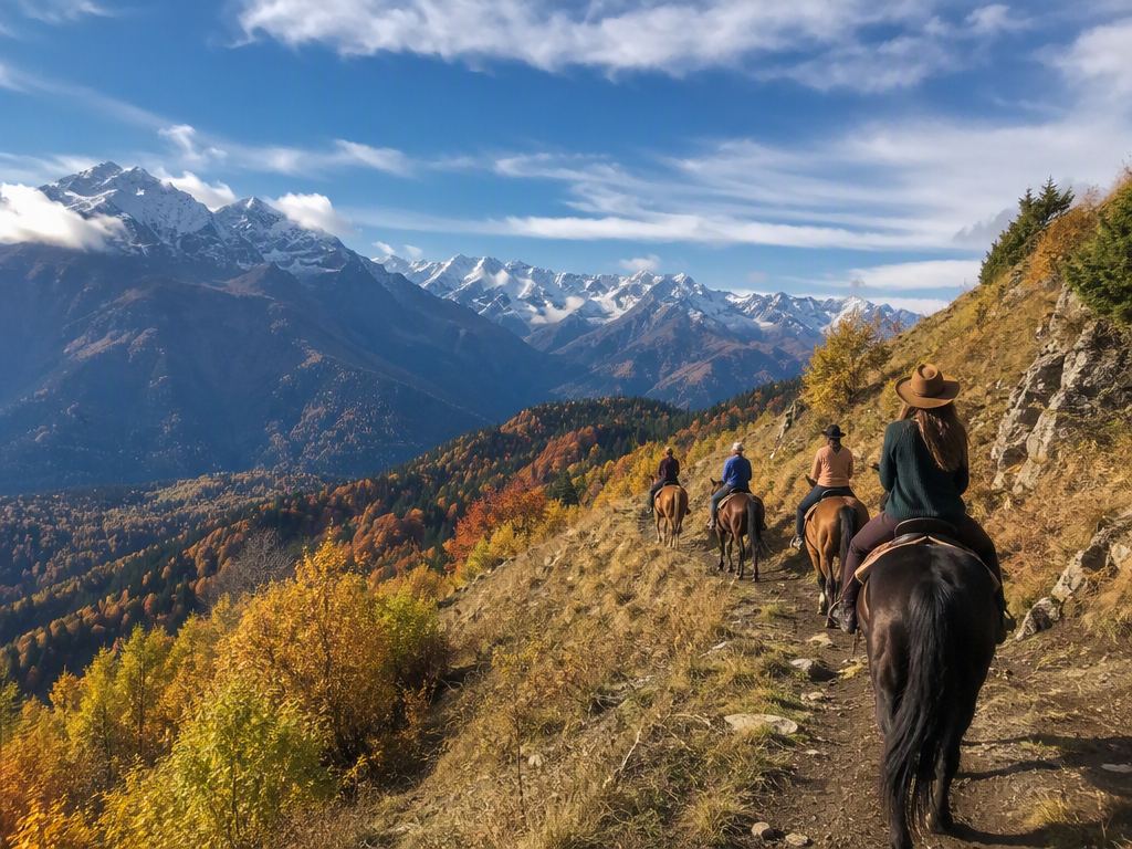 Конные прогулки: осень — лучшее время — ТурВояж, Сочи
