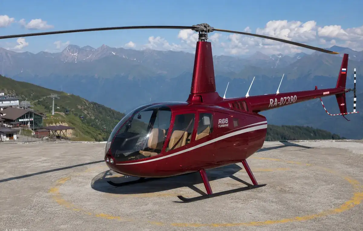 Вертолёт Robinson R44/R66 — аренда в Сочи, до 3 пассажиров
