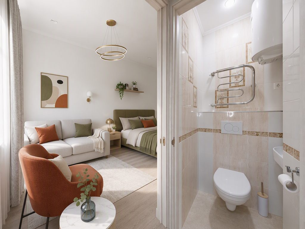 3-к. квартира, 50 м², 4 кровати, Центр — фото 6
