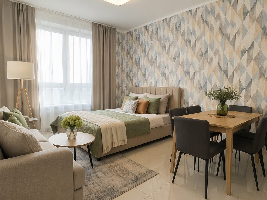 3-к. квартира, 80 м², 3 кровати, Центр — фото 6