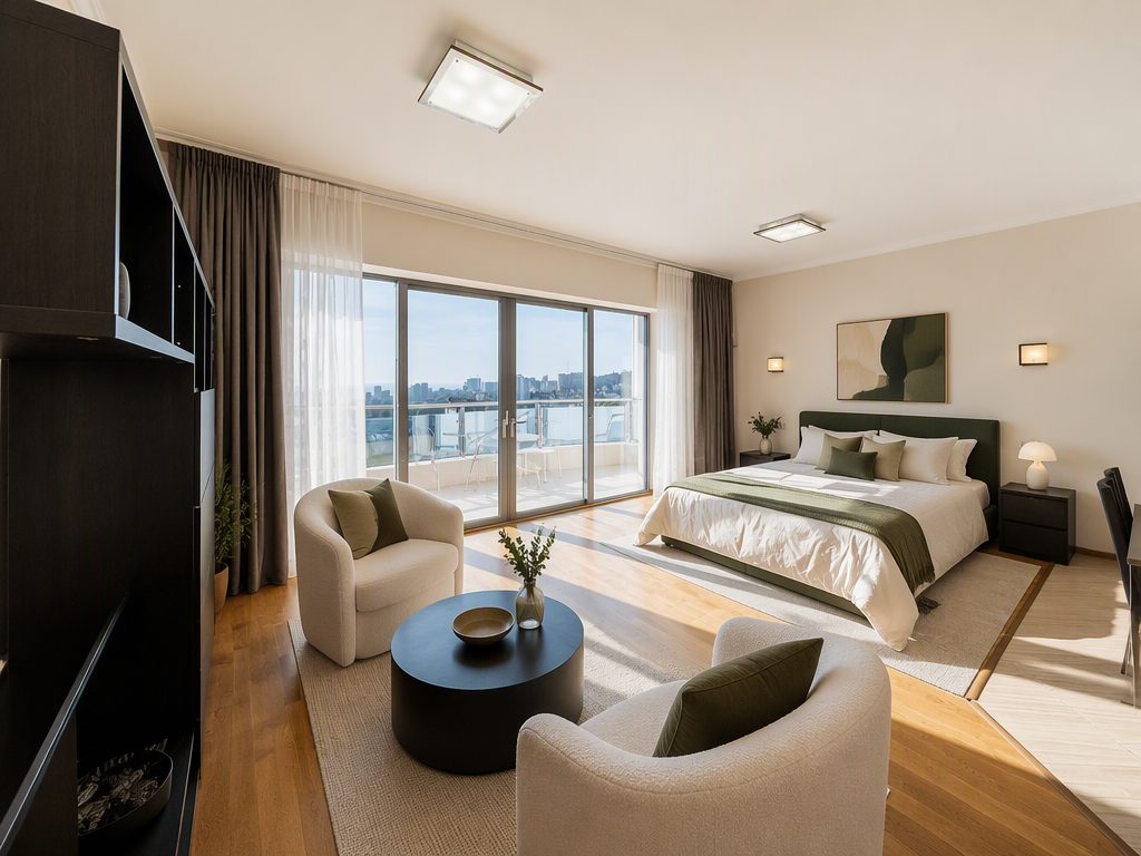 1-к. квартира, 70 м², 2 кровати, Центр — фото 3