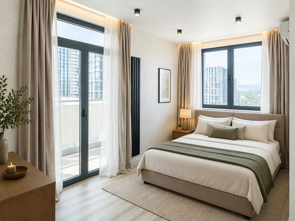 1-к. квартира, 50 м², 2 кровати, Центр — фото 4