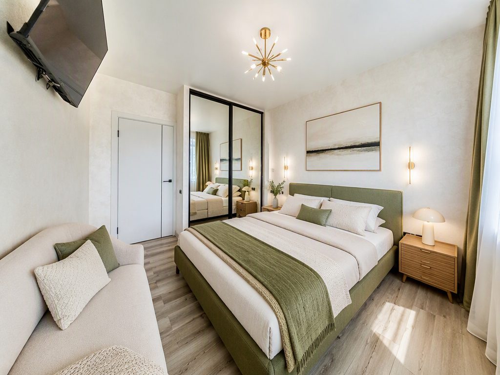 1-к. квартира, 50 м², 2 кровати, Центр — фото 6