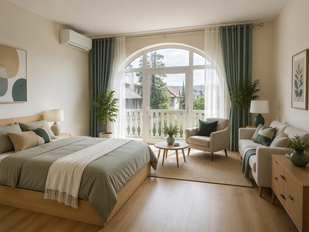 Квартира-студия, 31 м², 3 кровати, Центр — фото 5