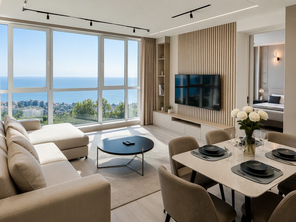 Апартаменты с видом на море 68 м², Лазаревское — фото 1