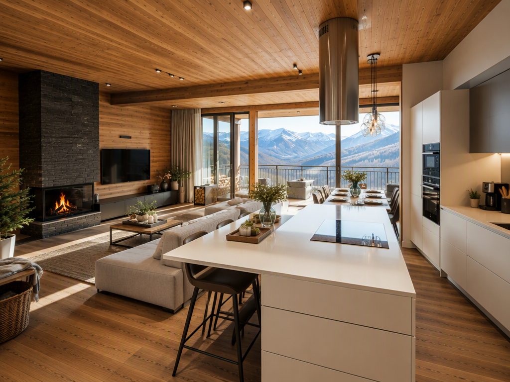 Шале-апартаменты 90 м², Красная Поляна — фото 3