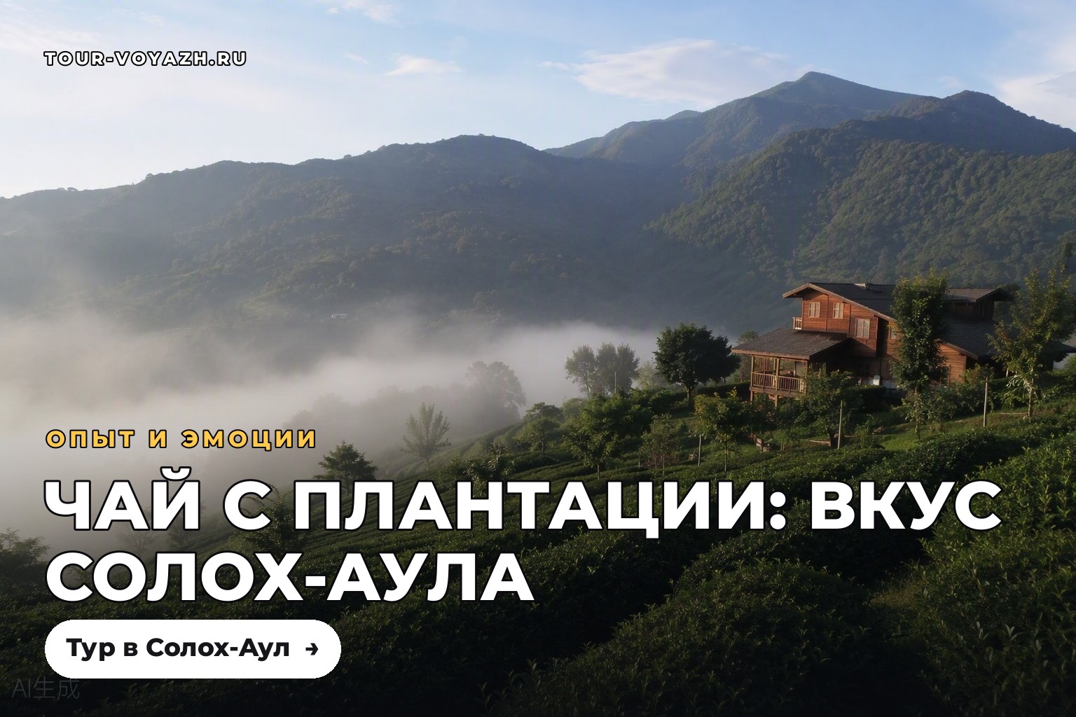 Чайные плантации Солох-Аула