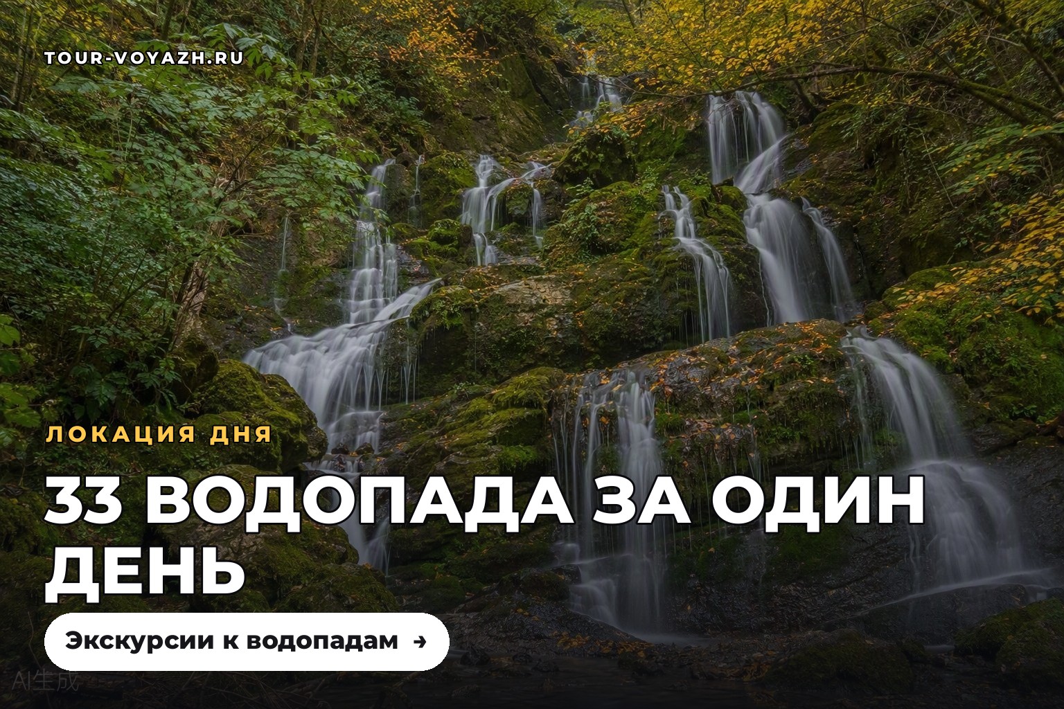 Локация дня: 33 водопада