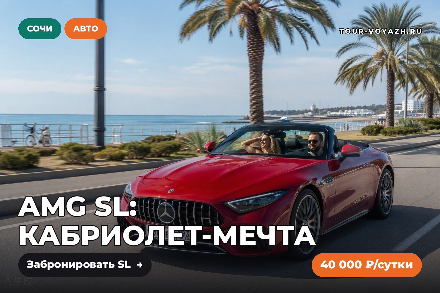 Авто дня: кабриолет Mercedes-AMG SL