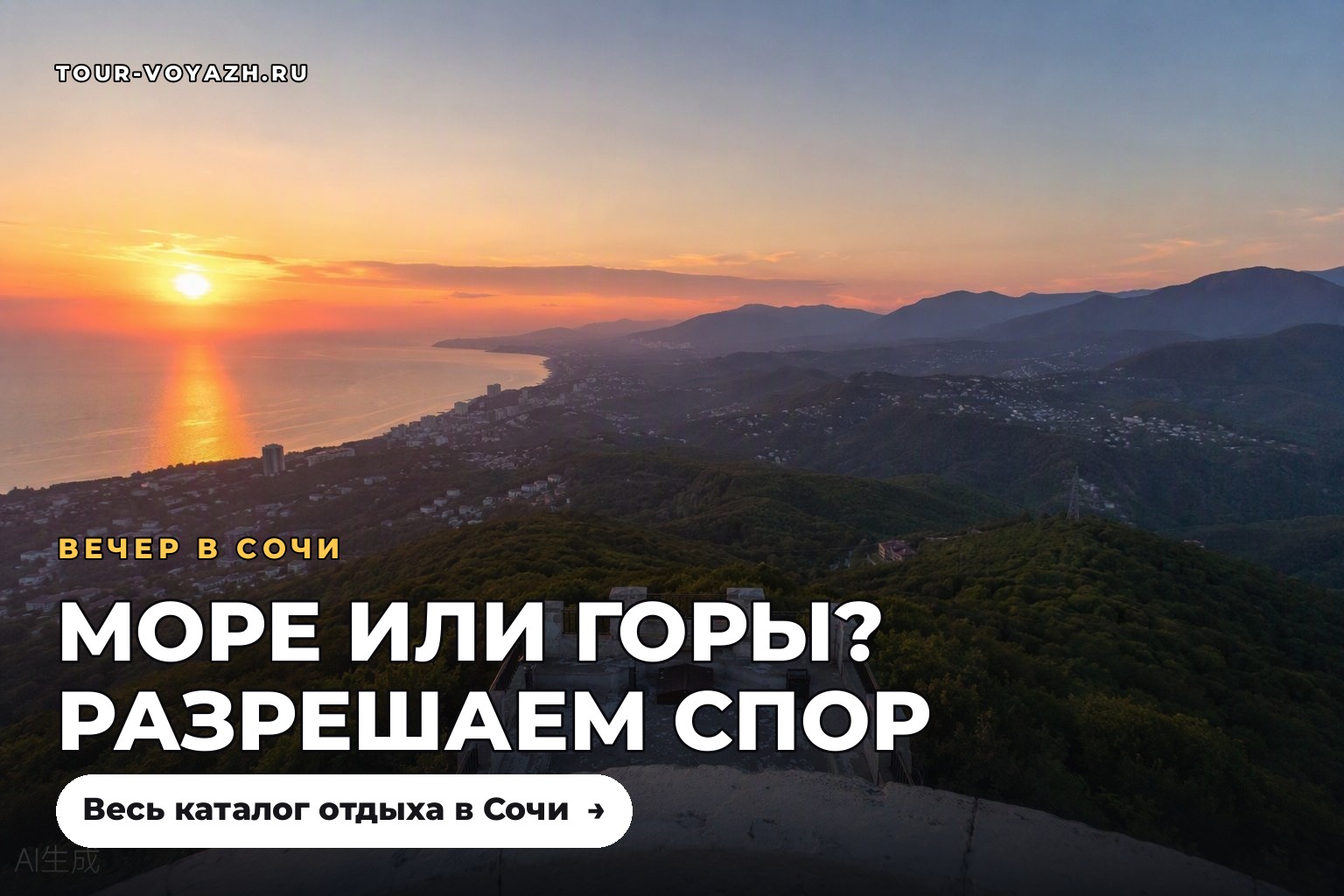 Море или горы? Голосуем