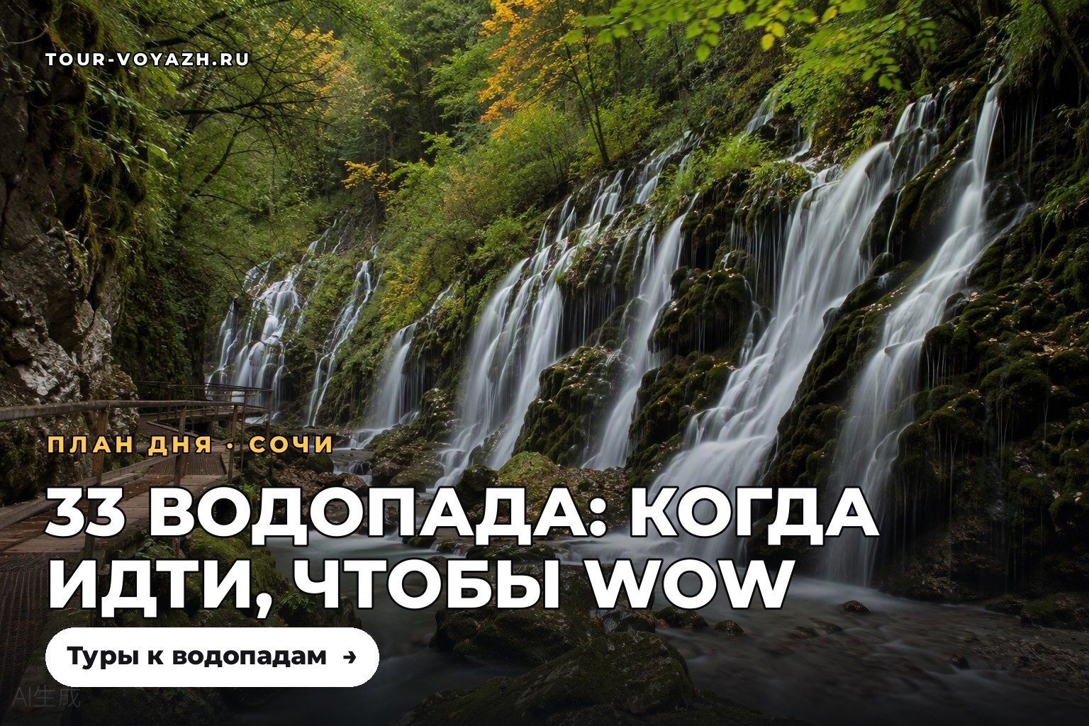 33 водопада: когда идти, чтобы не разочароваться