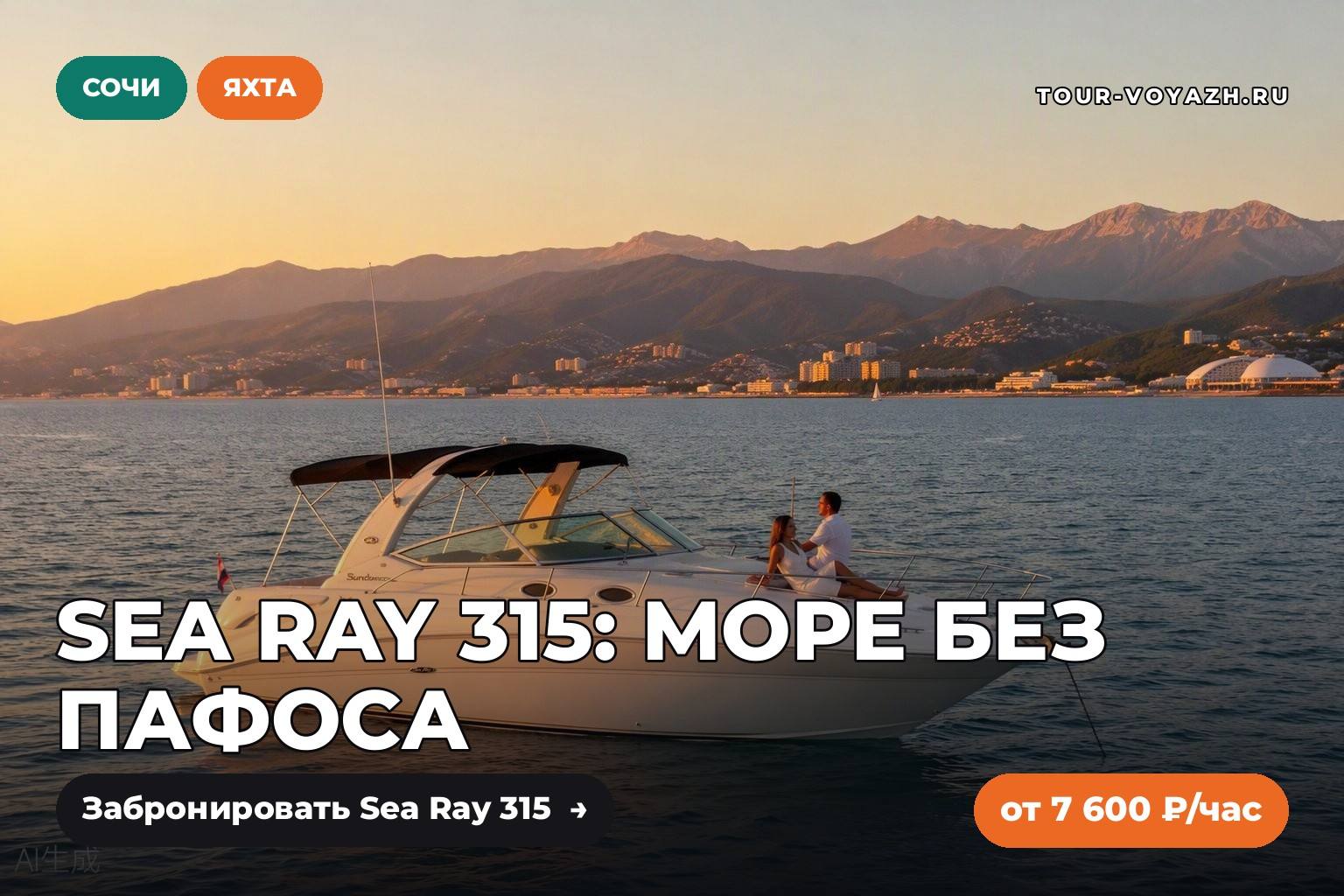 Катер дня: Sea Ray 315 — выход в море без пафоса