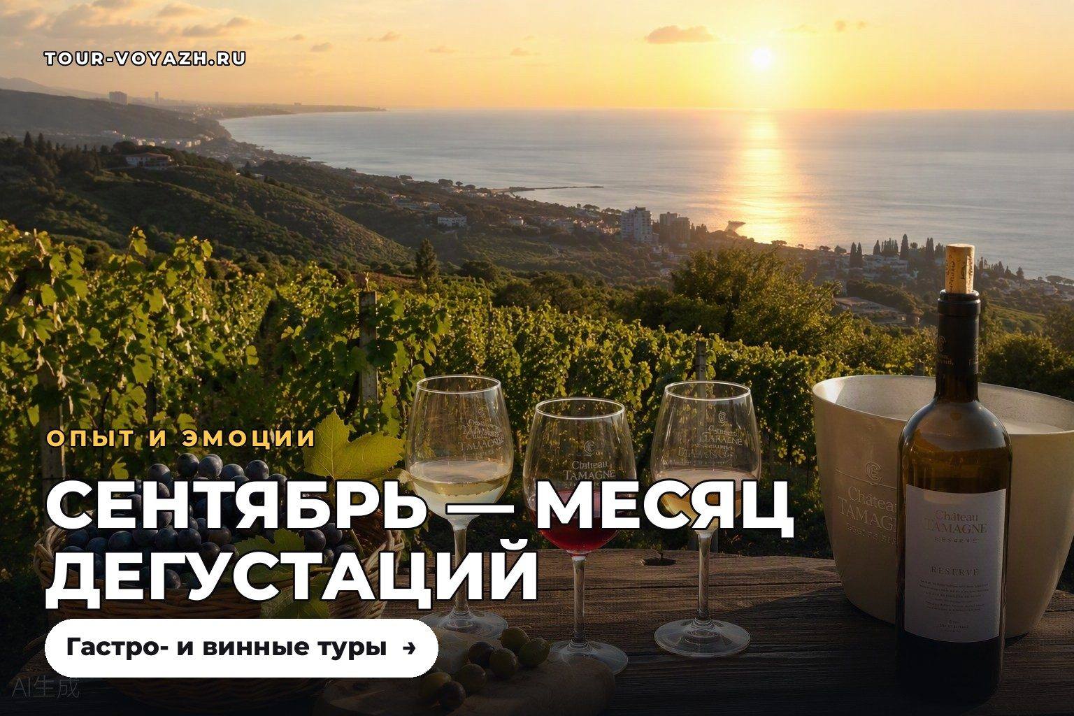 Винодельни Сочи: дегустационный сентябрь