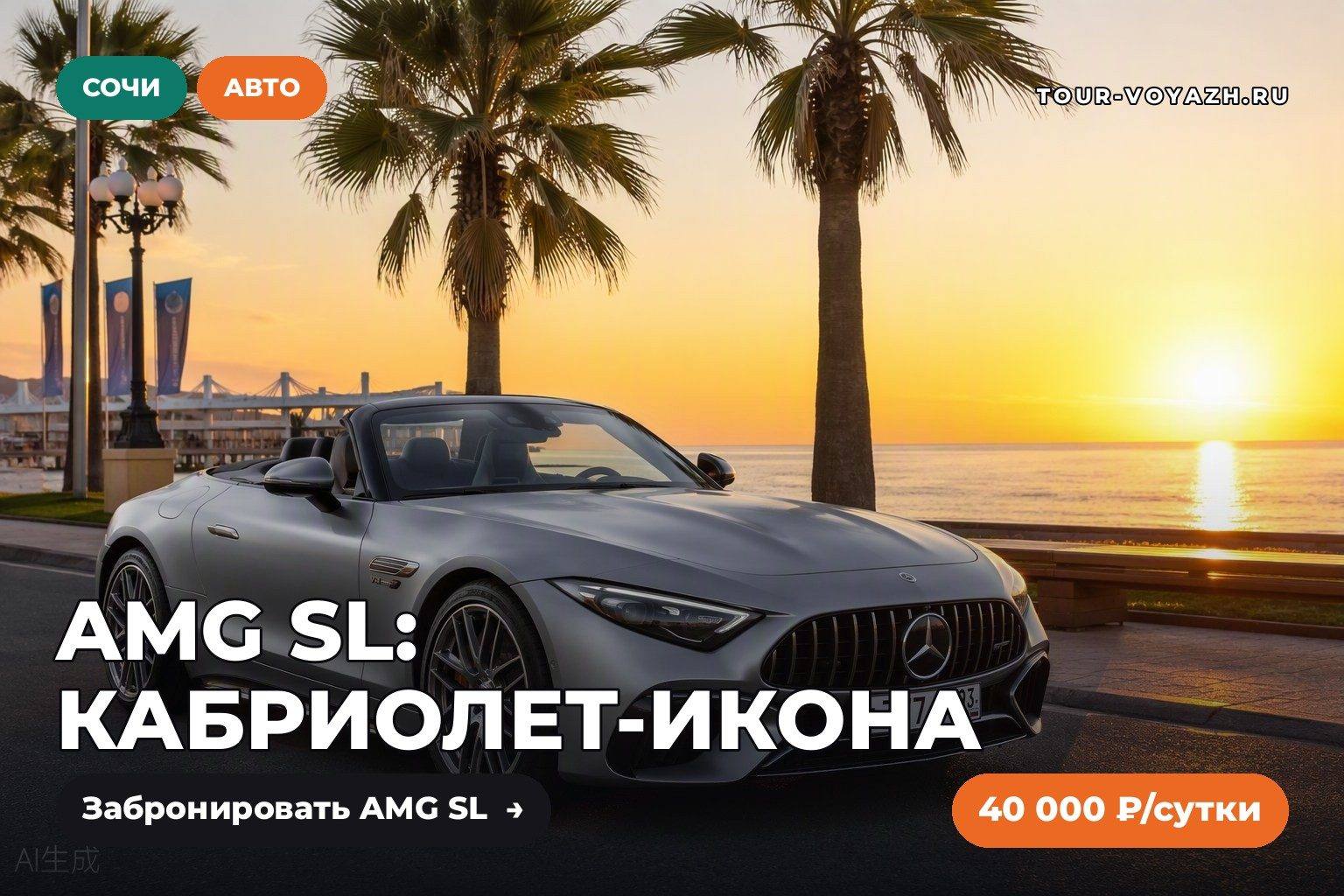 Авто дня: Mercedes-AMG SL — кабриолет-икона
