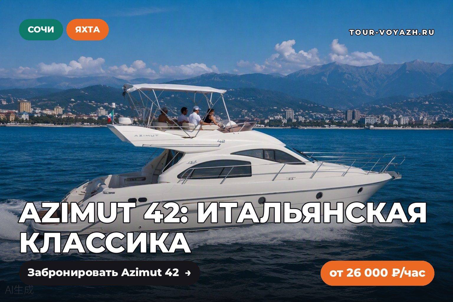 Яхта дня: Azimut 42 — итальянская классика