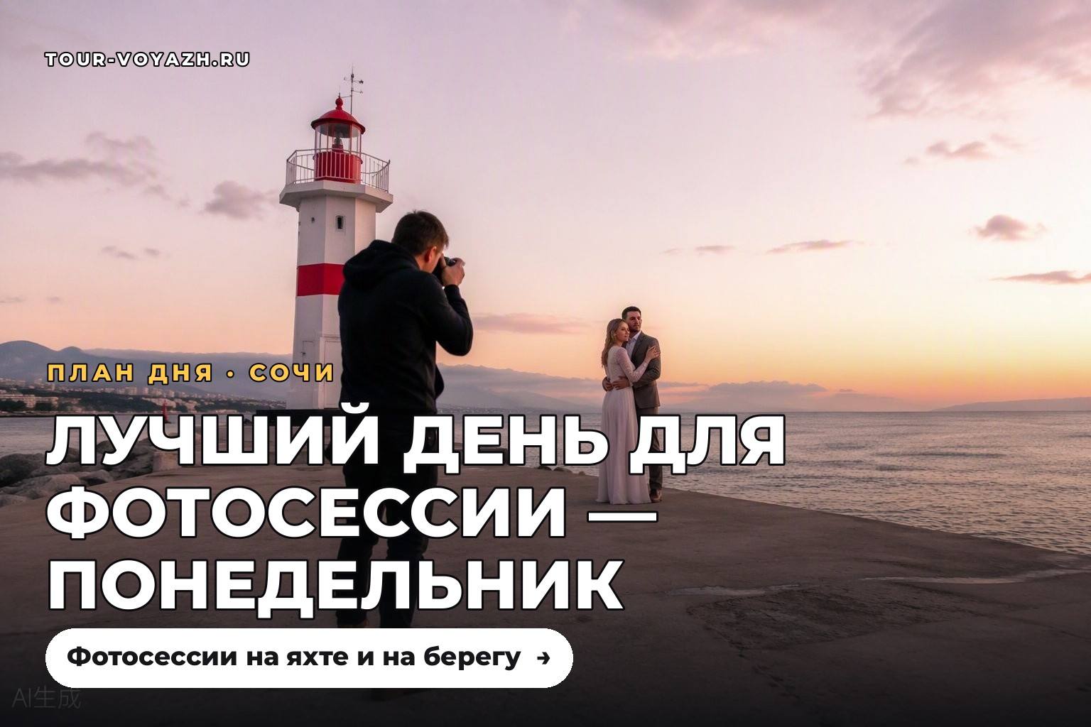 Понедельник: лучший день для фотосессий