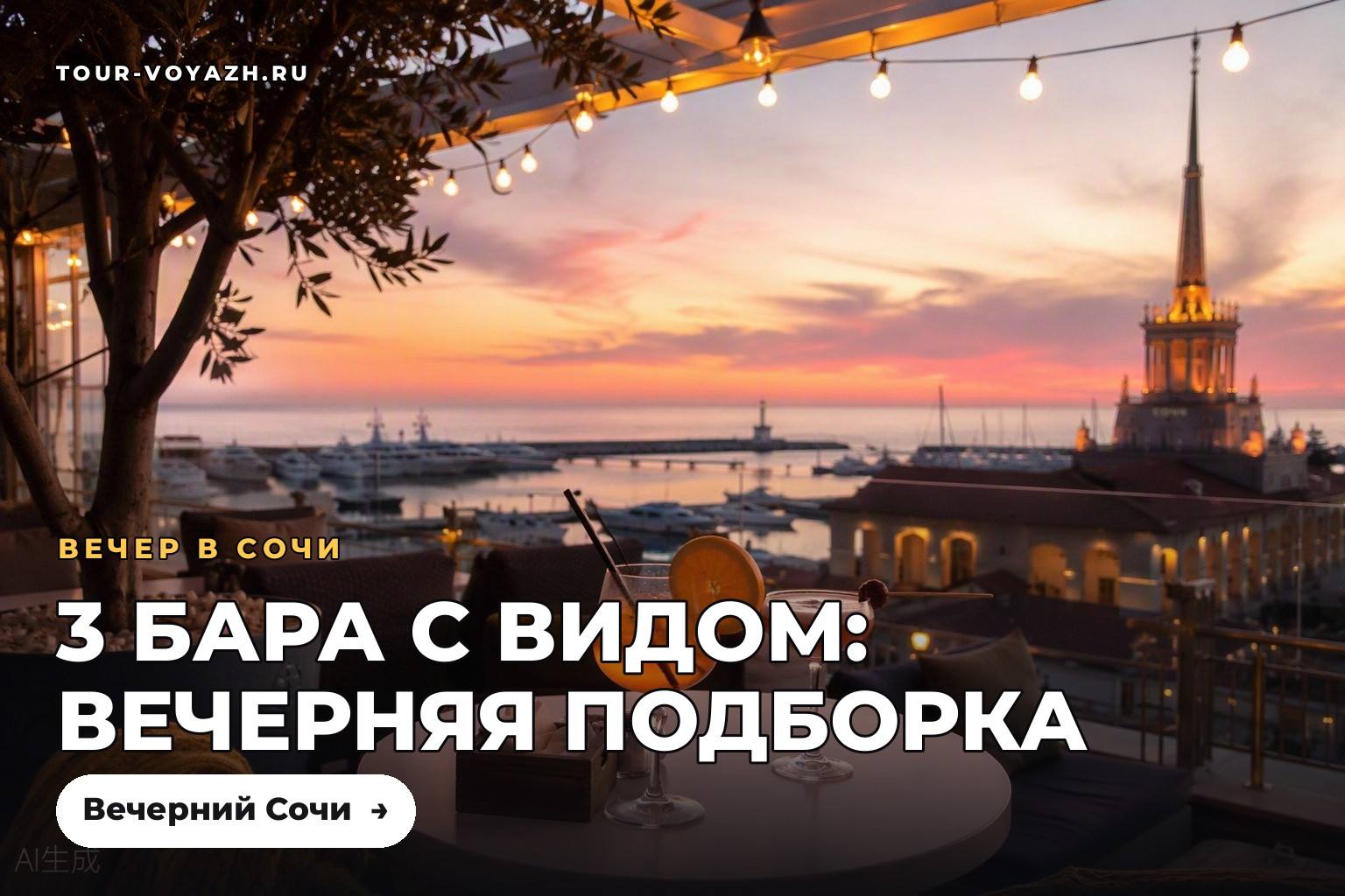 Вечерняя подборка: 3 бара с видом