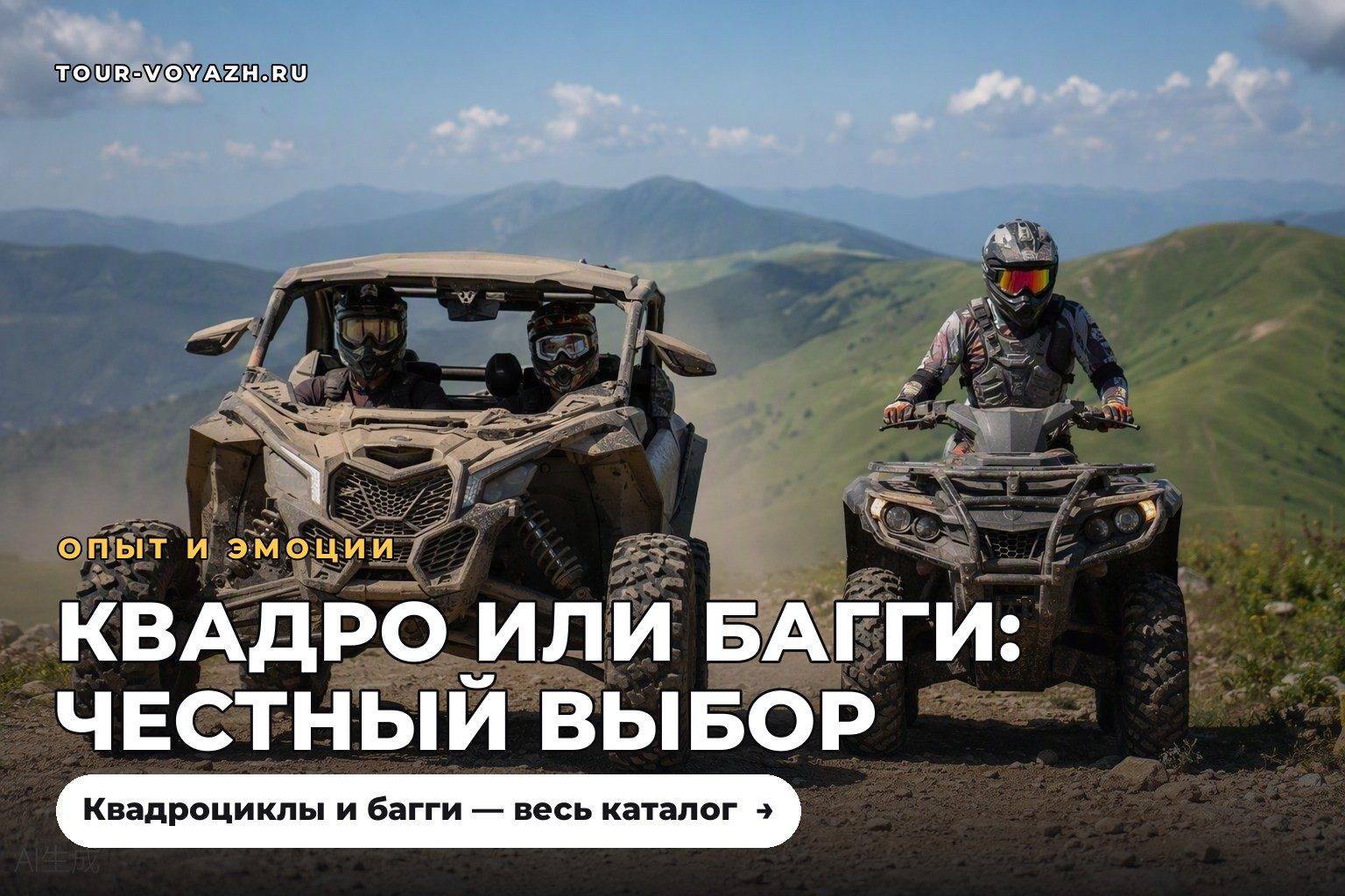 Квадроцикл или багги: что выбрать