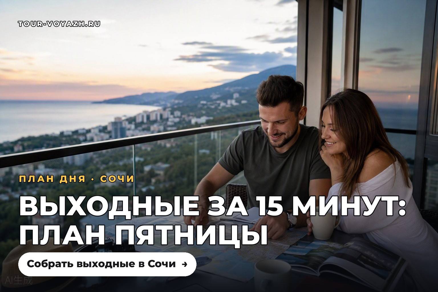 Пятница: планируем выходные за 15 минут