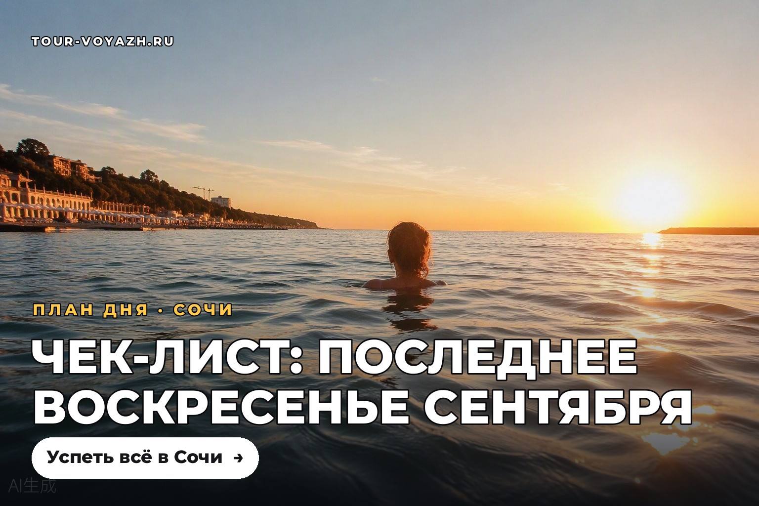 Последнее воскресенье сентября: чек-лист