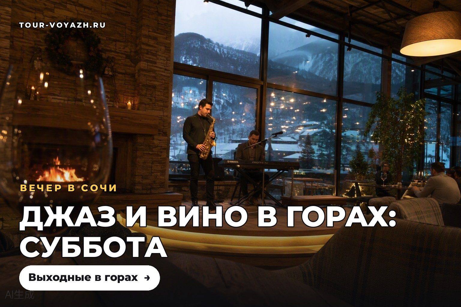 Субботний вечер: джаз и вино в горах