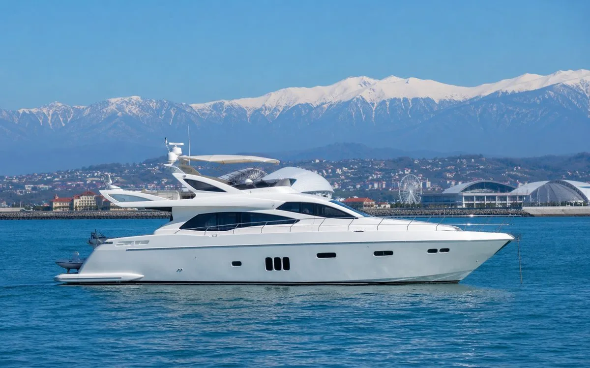 Закат на Azimut 68